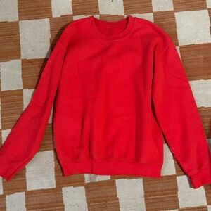 Vibrant Red Sweatshirt
